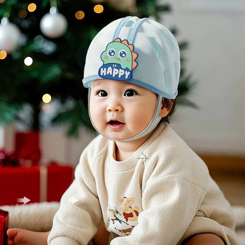 Baby Head Protector Baby Helmet for Crawling Walking 4 Seasons Infant Toddler No Bumps Safety Helmet Head Cushion Bumper Bonnet