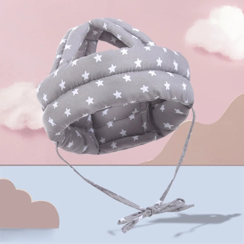 Comfortable Adjustable Baby Protection Hat Breathable Soft Head Protection Headgear Anti-fall Safety Anti-fall Pad Toddler