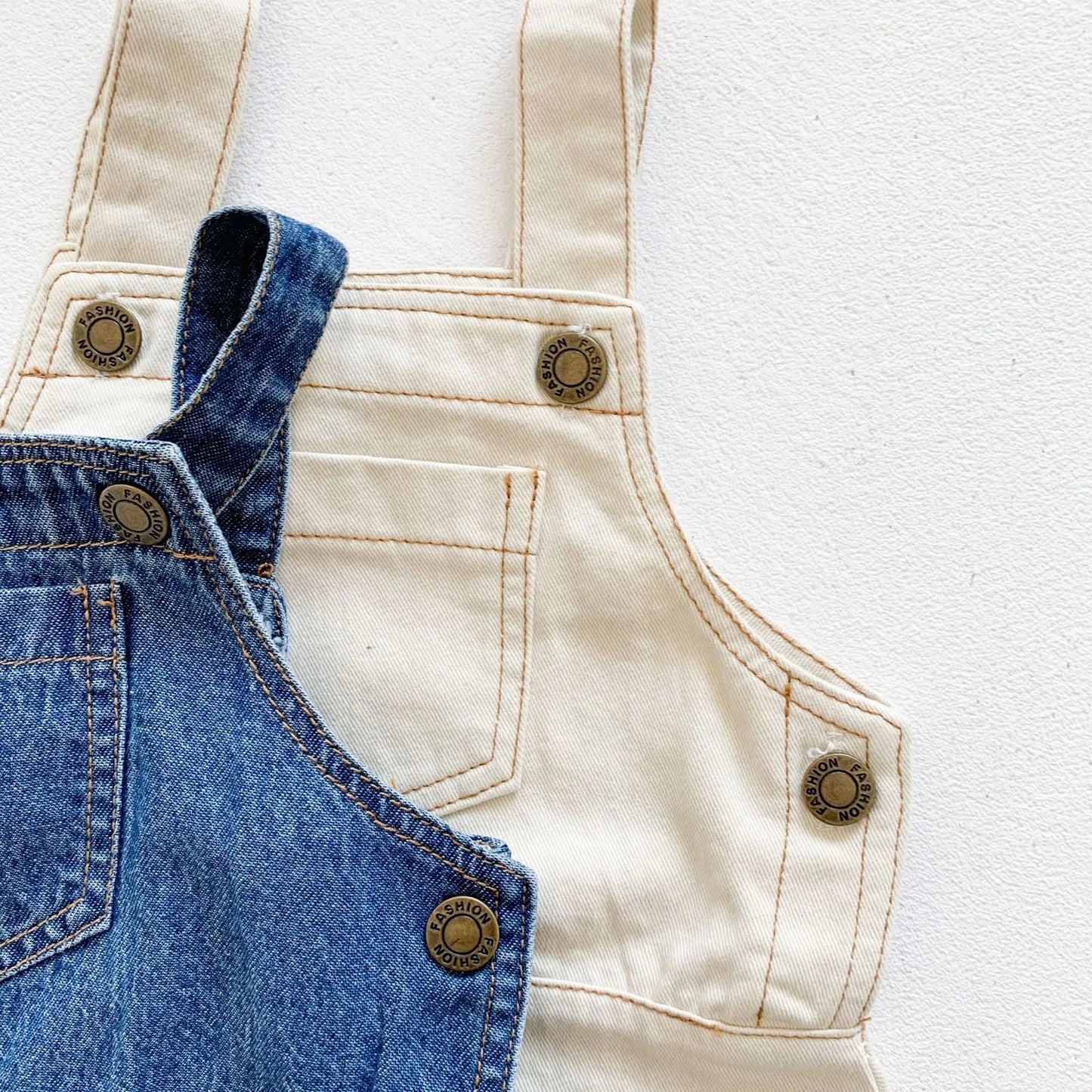 2025 New Summer Baby Boy Denim Bodysuit Sleeveless Girls Overalls Toddler Kids Casual Clothes 0-3 Years