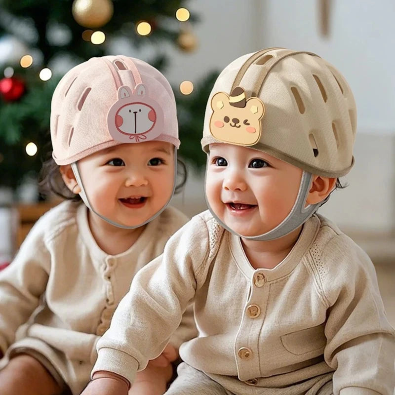 Baby Head Protector Baby Helmet for Crawling Walking 4 Seasons Infant Toddler No Bumps Safety Helmet Head Cushion Bumper Bonnet