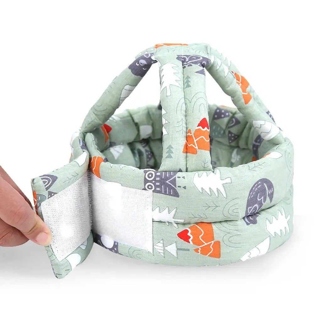 Comfortable Adjustable Baby Protection Hat Breathable Soft Head Protection Headgear Anti-fall Safety Anti-fall Pad Toddler