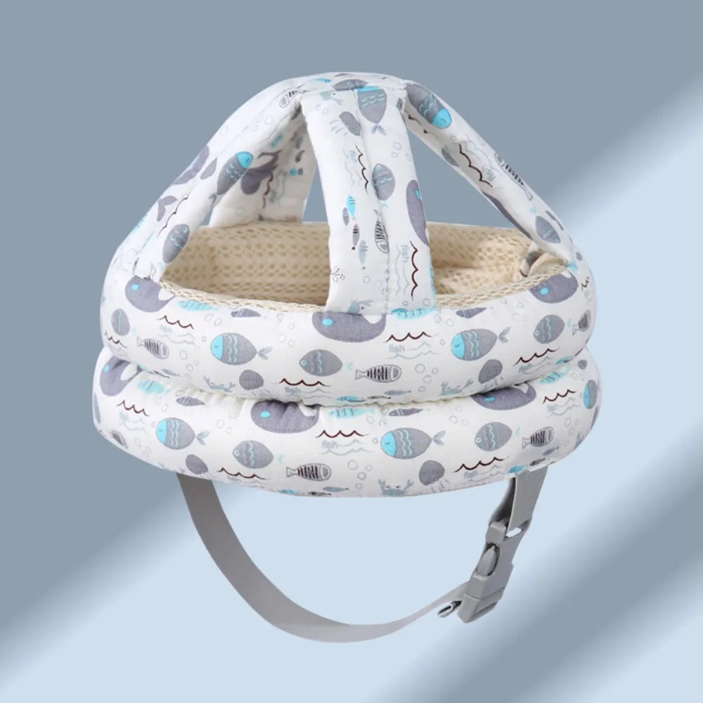 Comfortable Adjustable Baby Protection Hat Breathable Soft Head Protection Headgear Anti-fall Safety Anti-fall Pad Toddler