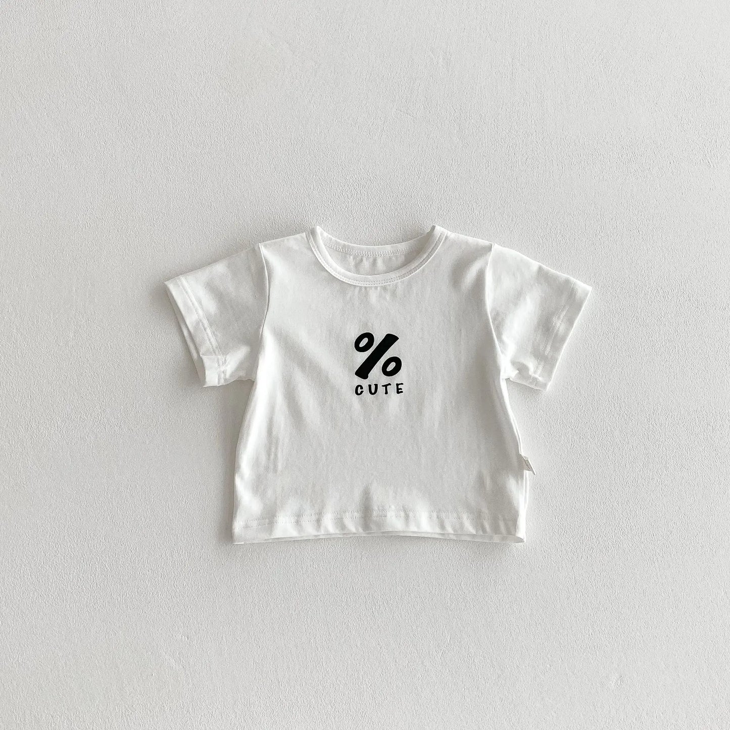 ZOETOPKID Newborn Solid Overalls Boy Girl Infant Casual Striped Short Sleeves T-shirt Baby Cotton Summer Clothe Set