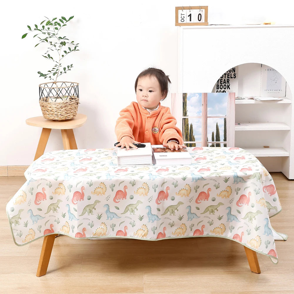 Elinfant 1 Pc Baby High Chair Splat Mat Portable Baby Dining Chair Mat Waterproof Spill Mat Anti-Slip Floor Protector Splash Mat