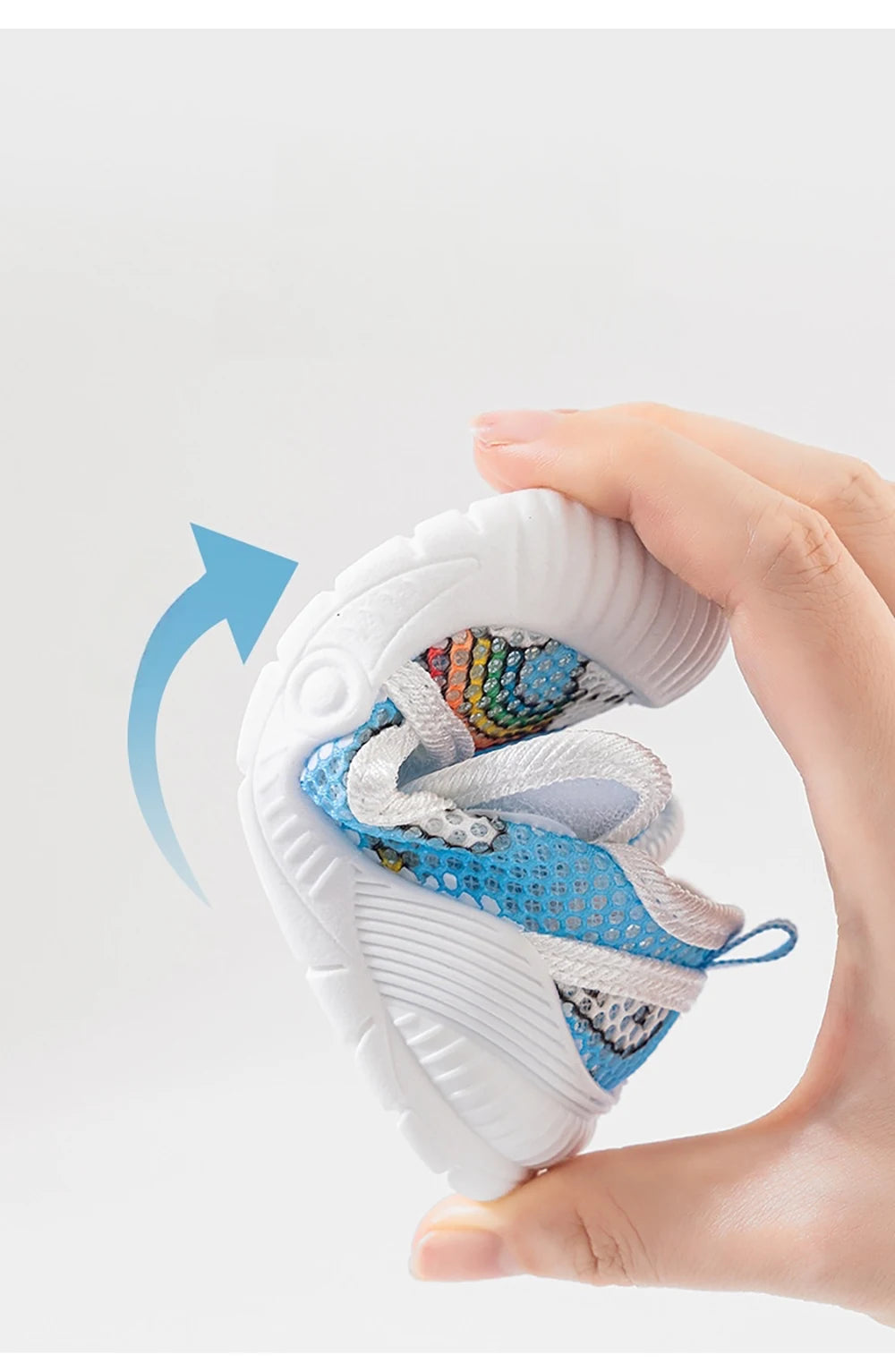 Baby Walking Shoes 1-3T Summer Mesh Ventilation Toddler Floor Shoes Cartoon Cute Girls Sandals Boys Soft-soled Shoes