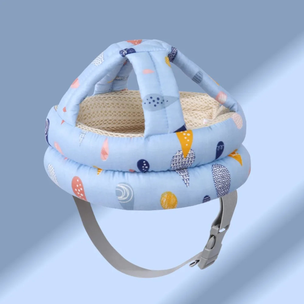 Comfortable Adjustable Baby Protection Hat Breathable Soft Head Protection Headgear Anti-fall Safety Anti-fall Pad Toddler