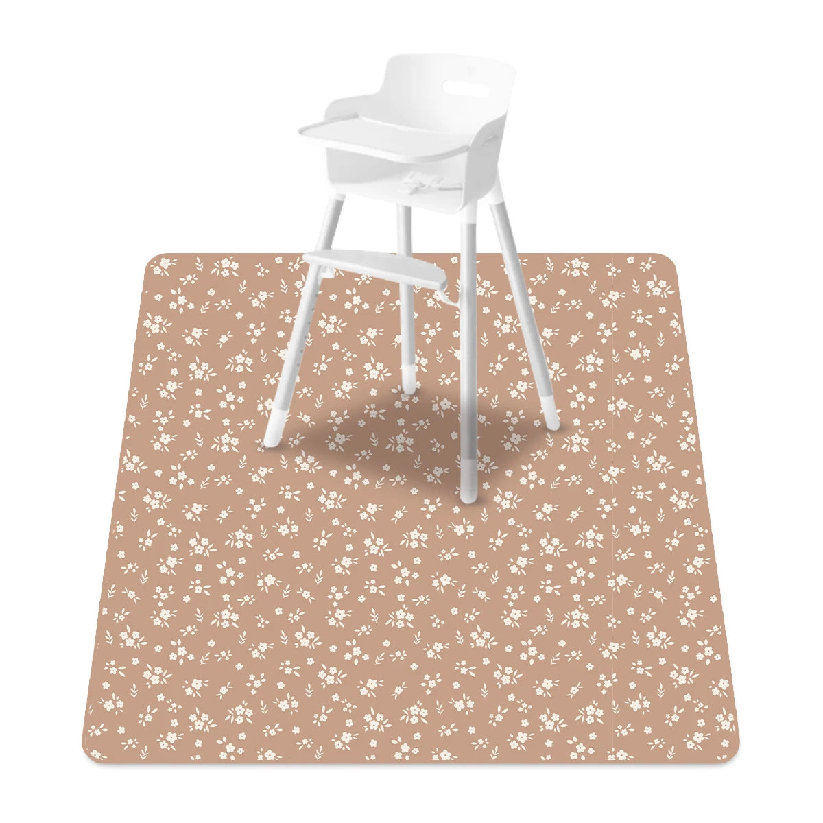 Elinfant 1 Pc Baby High Chair Splat Mat Portable Baby Dining Chair Mat Waterproof Spill Mat Anti-Slip Floor Protector Splash Mat
