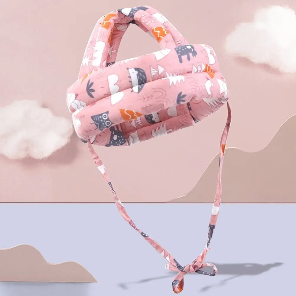 Comfortable Adjustable Baby Protection Hat Breathable Soft Head Protection Headgear Anti-fall Safety Anti-fall Pad Toddler